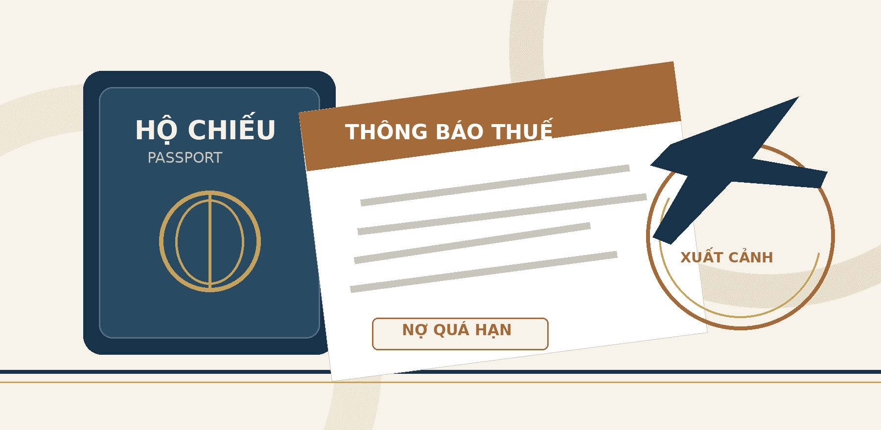 TẠM HOÃN XUẤT CẢNH VÌ NỢ THUẾ