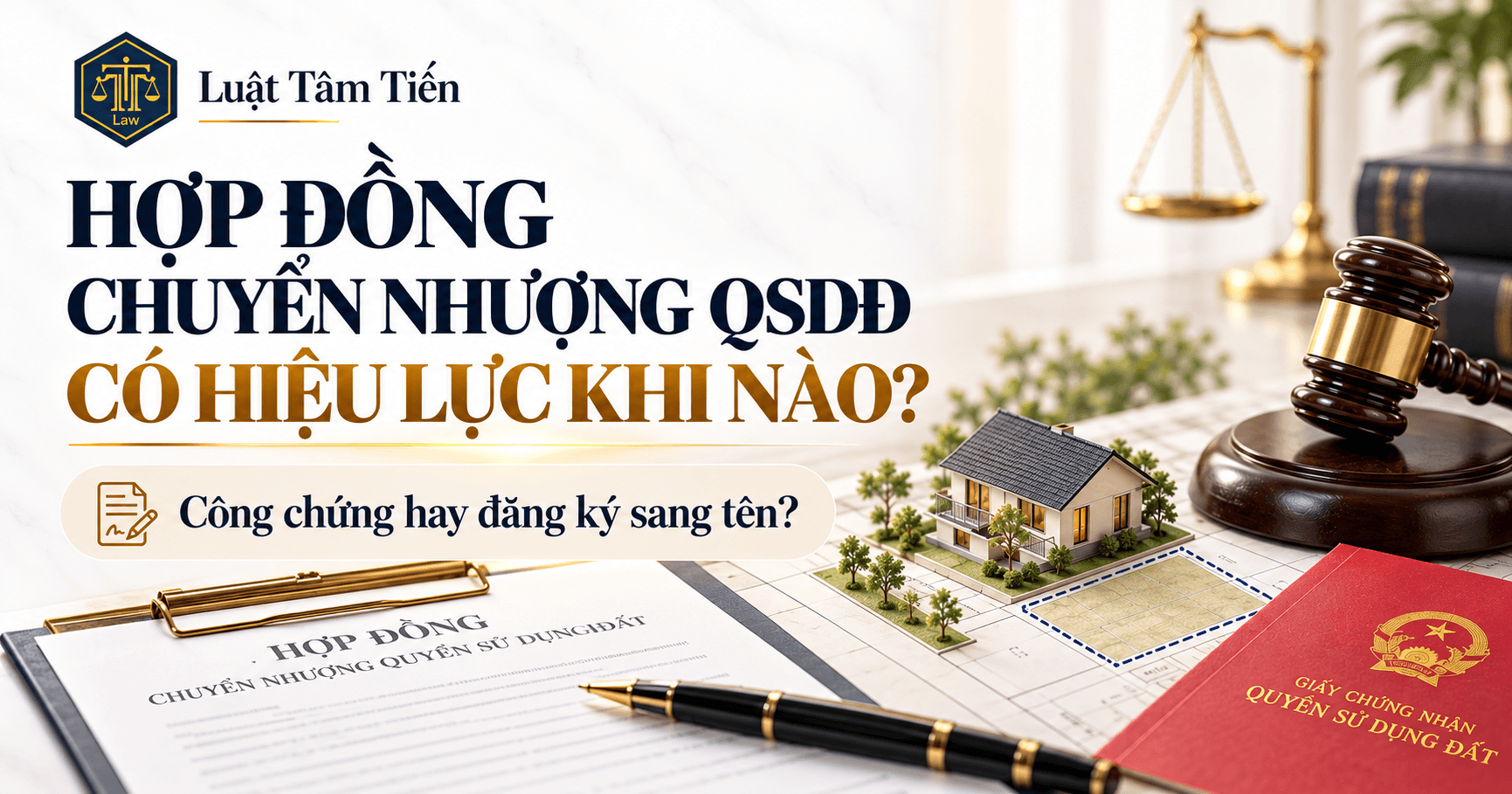 Thời điểm có hiệu lực của hợp đồng chuyển nhượng quyền sử dụng đất